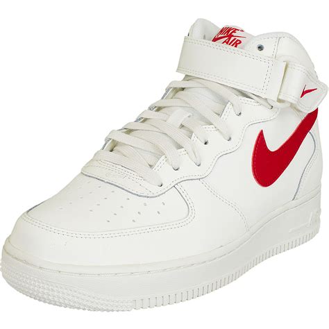 nike recreation mid sneaker weiß rot|nike de schuhe weiß.